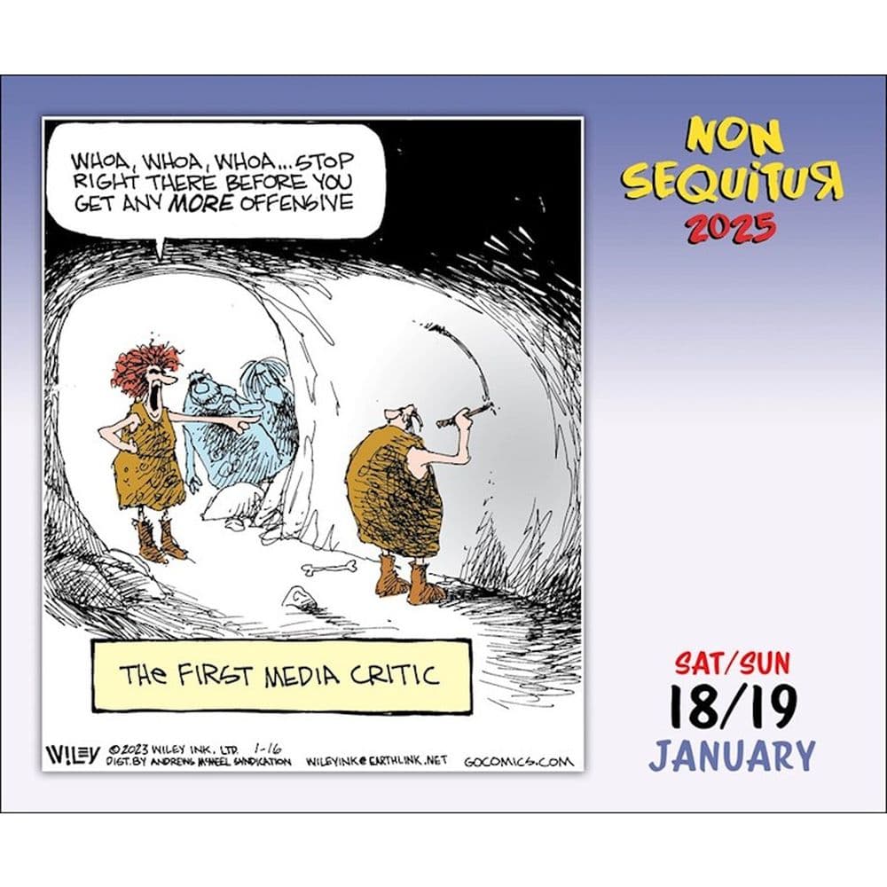 Non Sequitur 2025 Desk Calendar Main Image