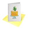image Pineapple Cake Quilling Birthday Card