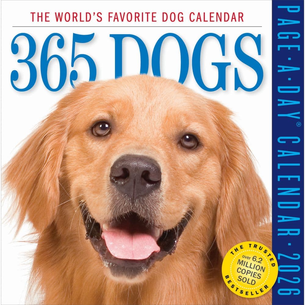 Dogs 365 2026 Desk Calendar Fifth Alternate Image
