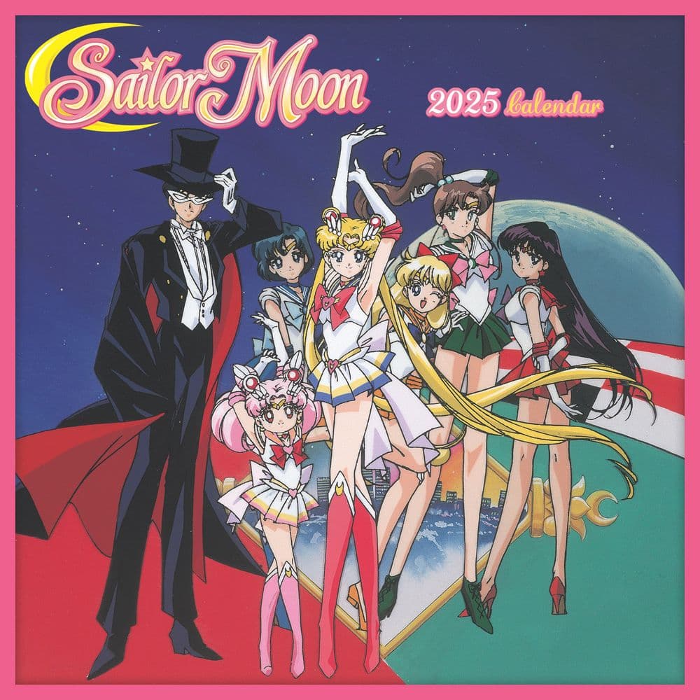 Sailor Moon 2025 Mini Wall Calendar Main Product Image width=&quot;1000&quot; height=&quot;1000&quot;