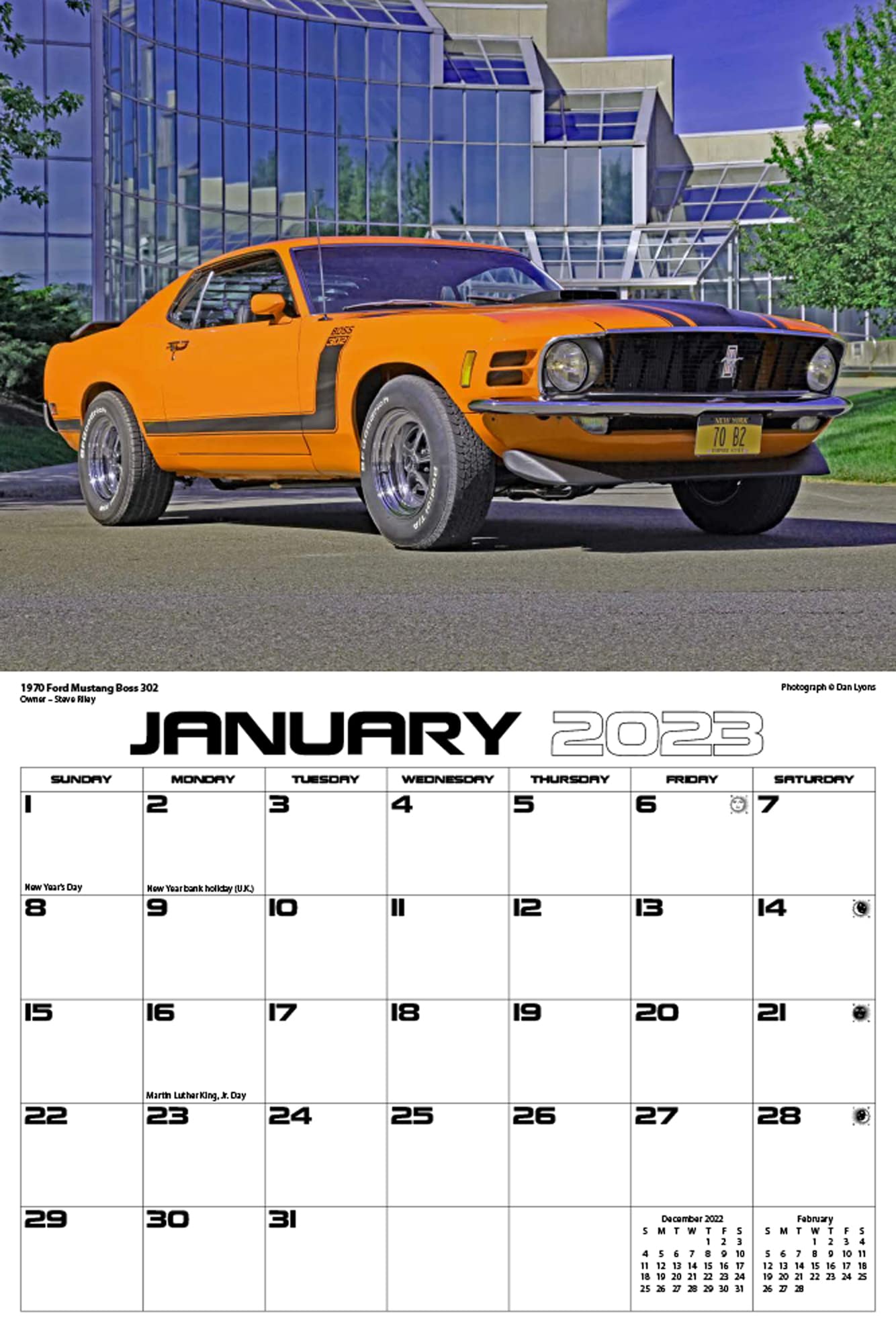 Mustangs Classic 2023 Wall Calendar - Calendars.com