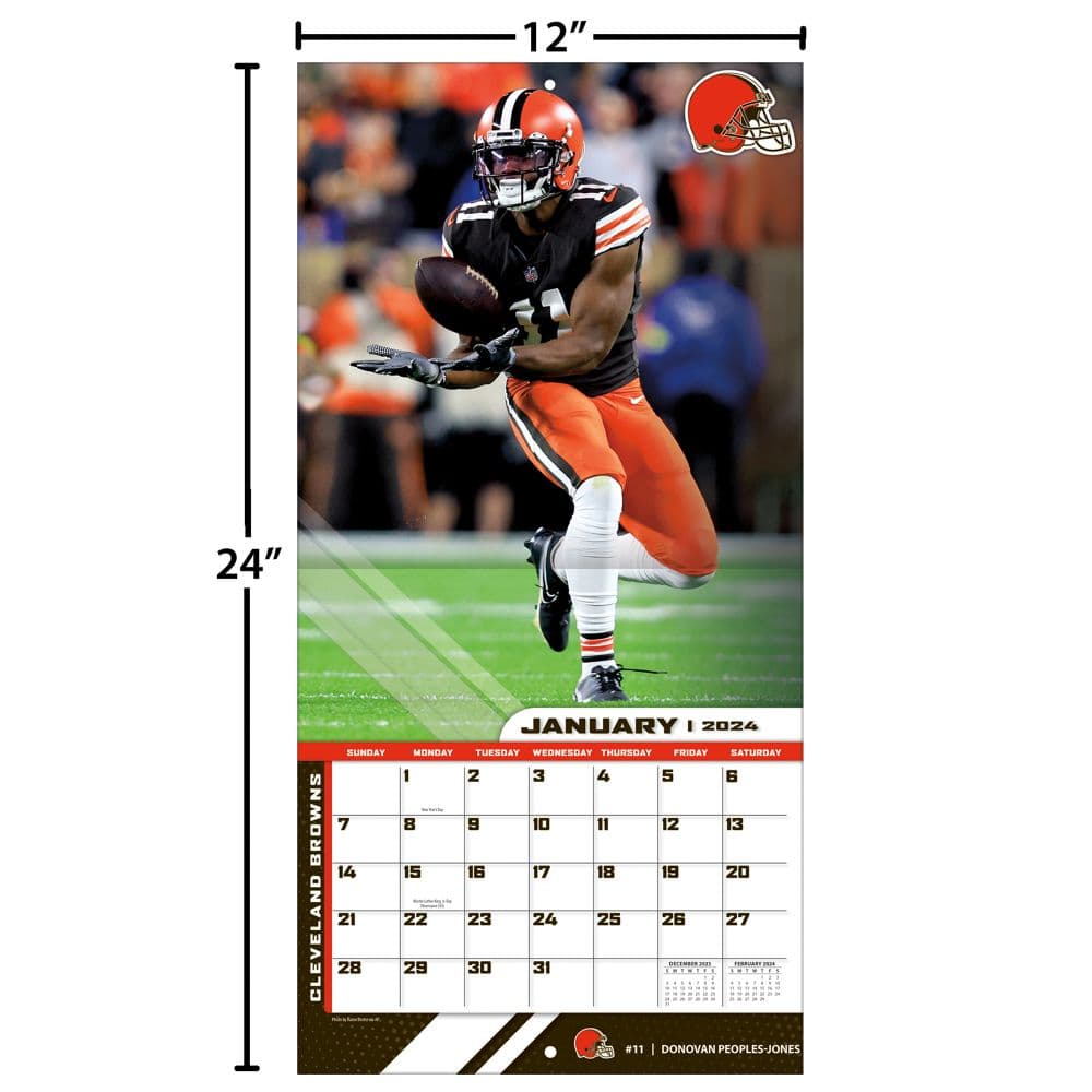 Cleveland Browns 2024 Wall Calendar