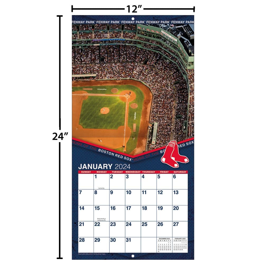 Fenway Park 2024 Wall Calendar