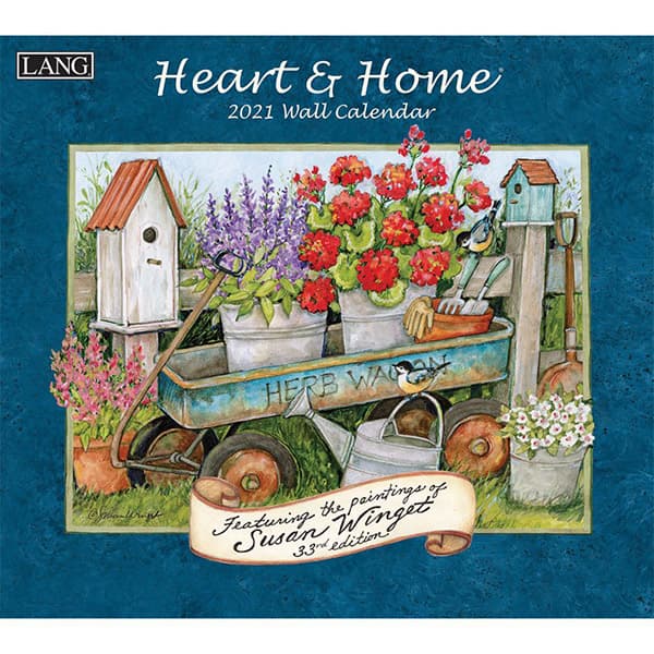 Heart & Home Wall Calendar by Susan Winget