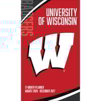 image Wisconsin Badgers 2027 17 Month Pocket Planner Main Product Image