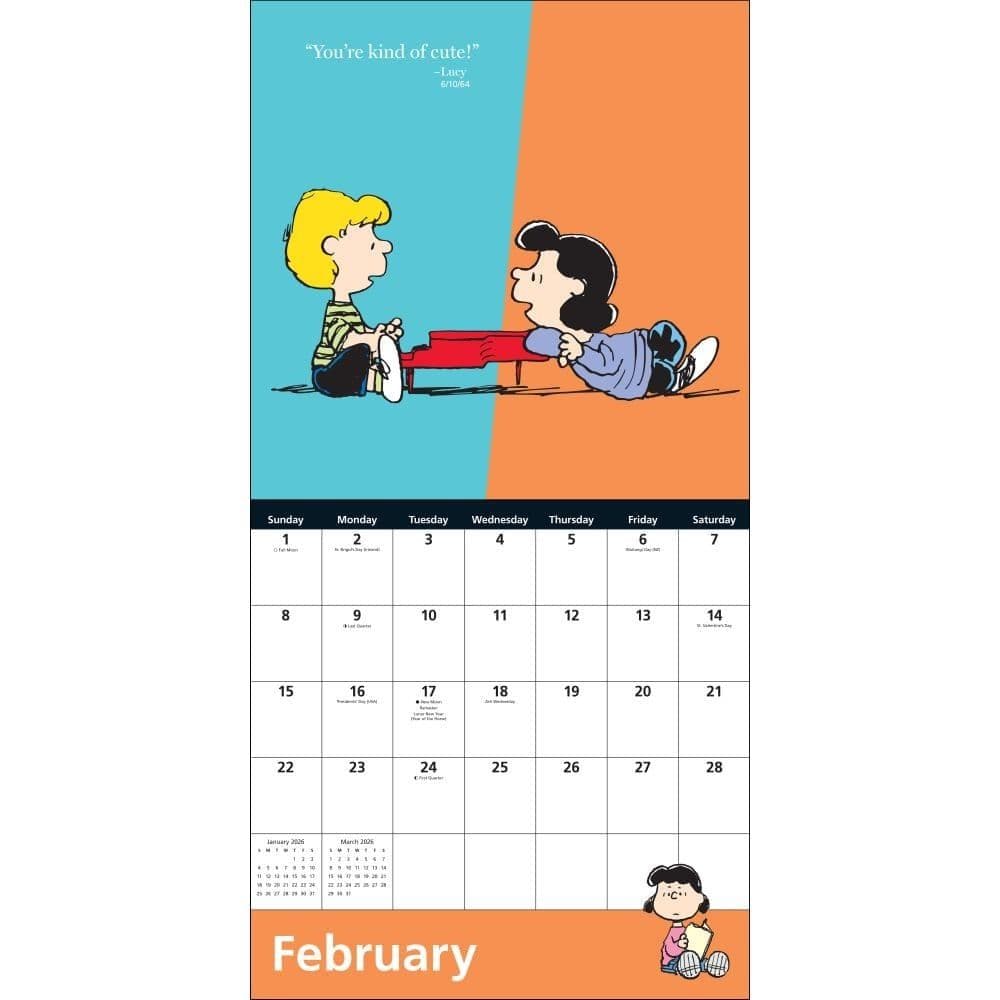 Peanuts 2026 Wall Calendar Second Alternate Image