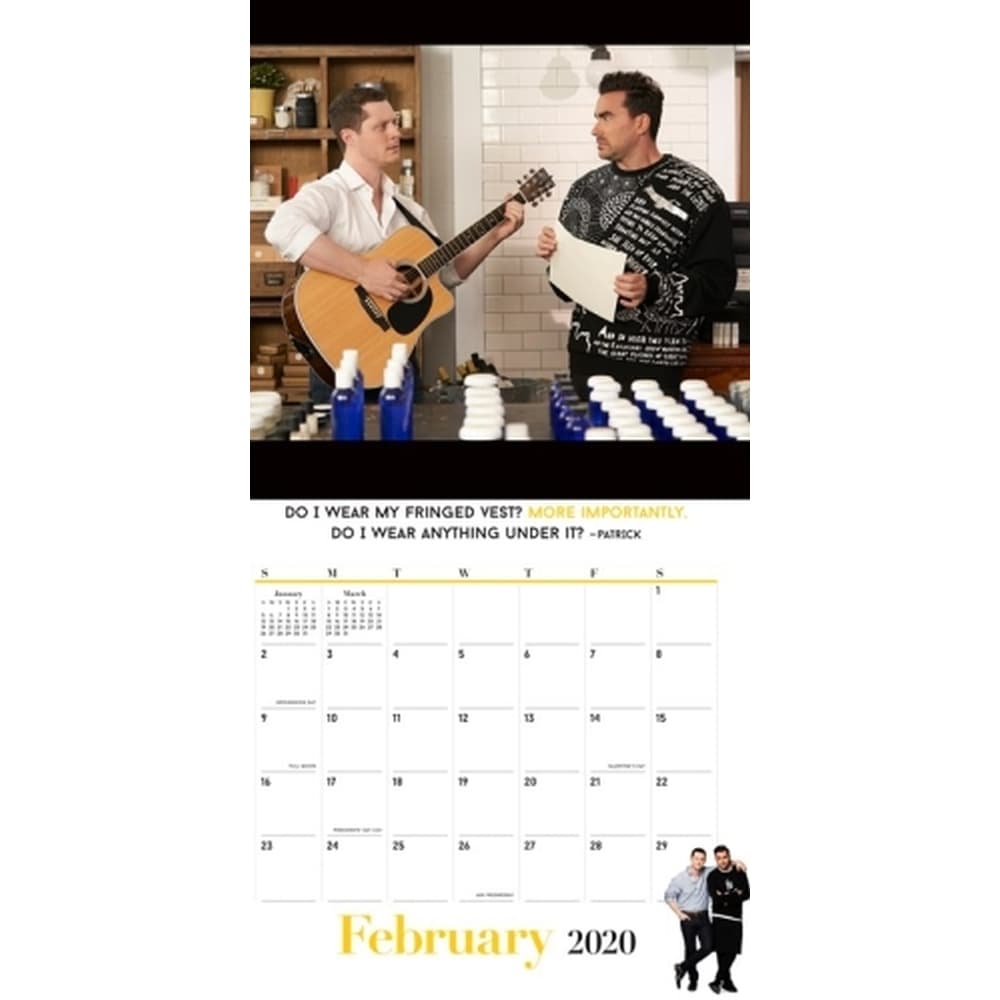 Schitts Creek Wall Calendar Calendars Com