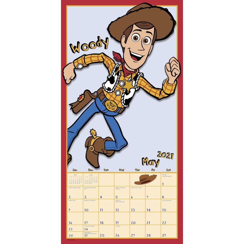 Toy Story 4 Wall Calendar