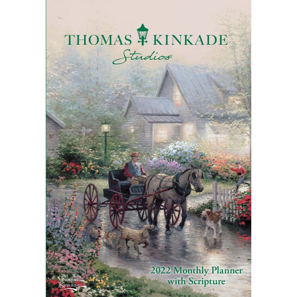 Thomas Kinkade Studios 2022 Monthly Pocket Planner Calendar with Scripture