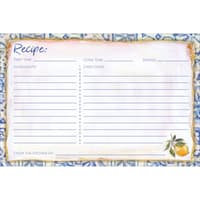 image Portofino Cucina 4X6 Recipe Cards Main Product Image