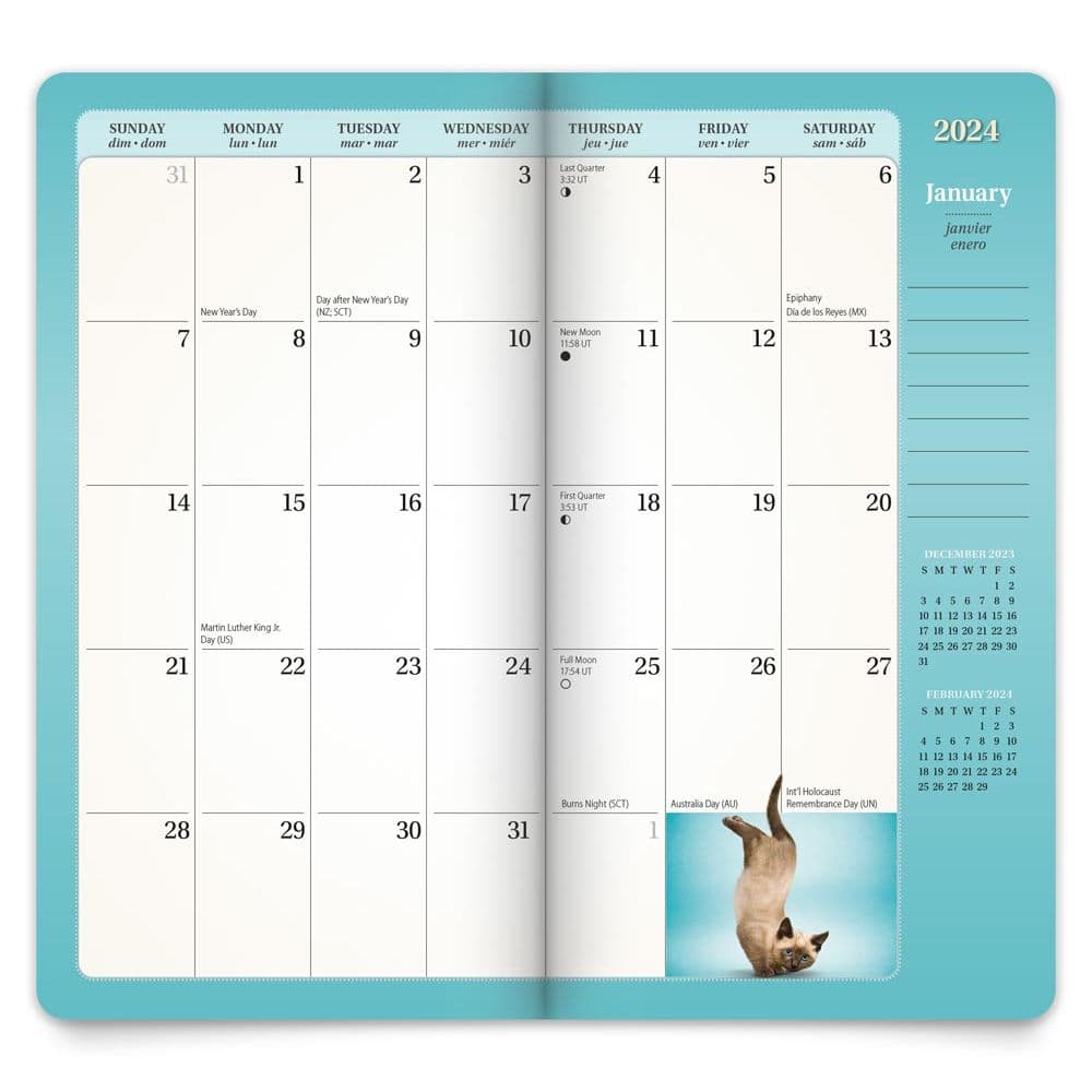 Yoga Kittens 2 Year Pocket 2024 Planner Second Alternate Image width=&quot;1000&quot; height=&quot;1000&quot;