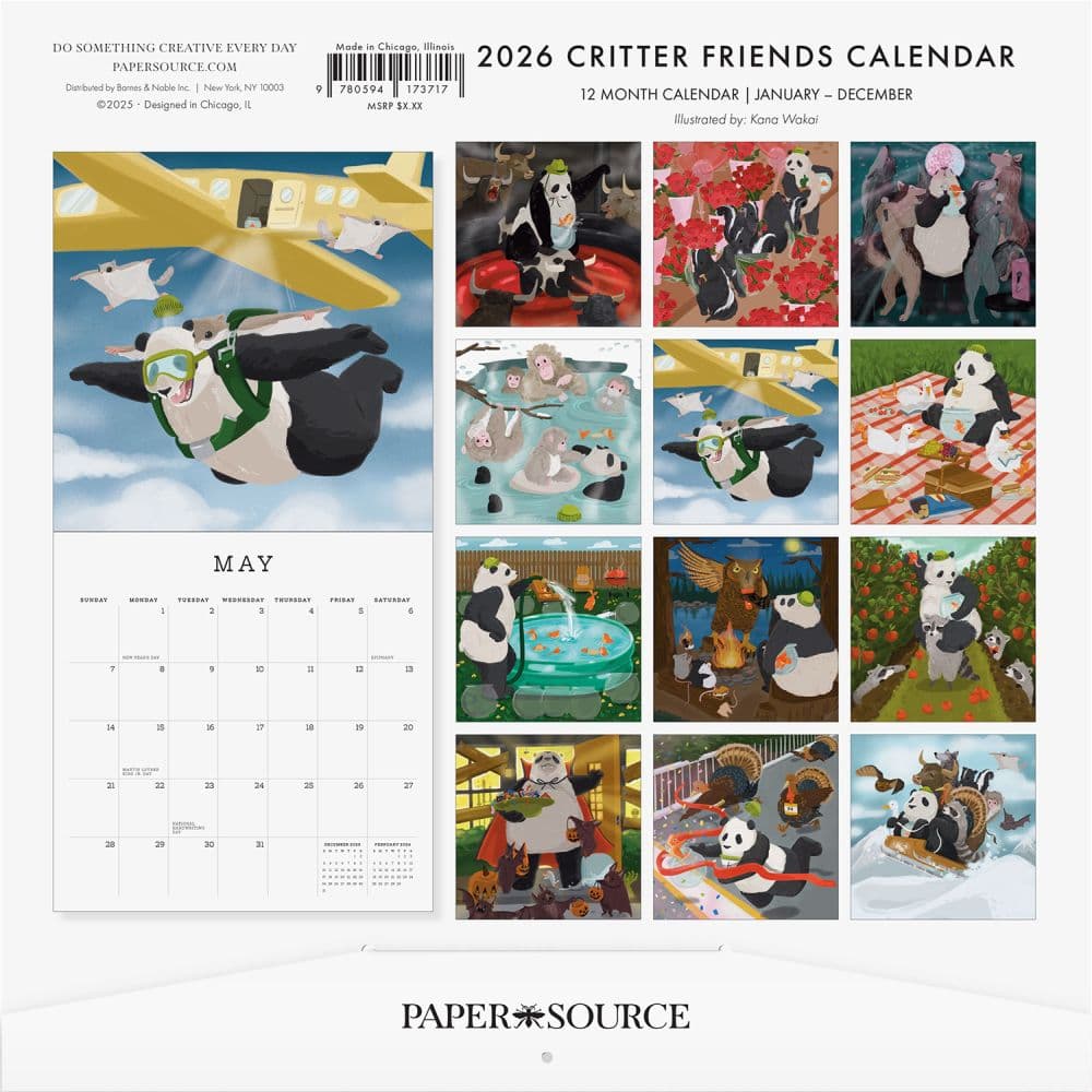 Critter Friends 2026 Planner First Alternate Image
