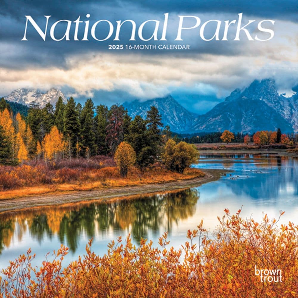 National Parks 2025 Mini Wall Calendar