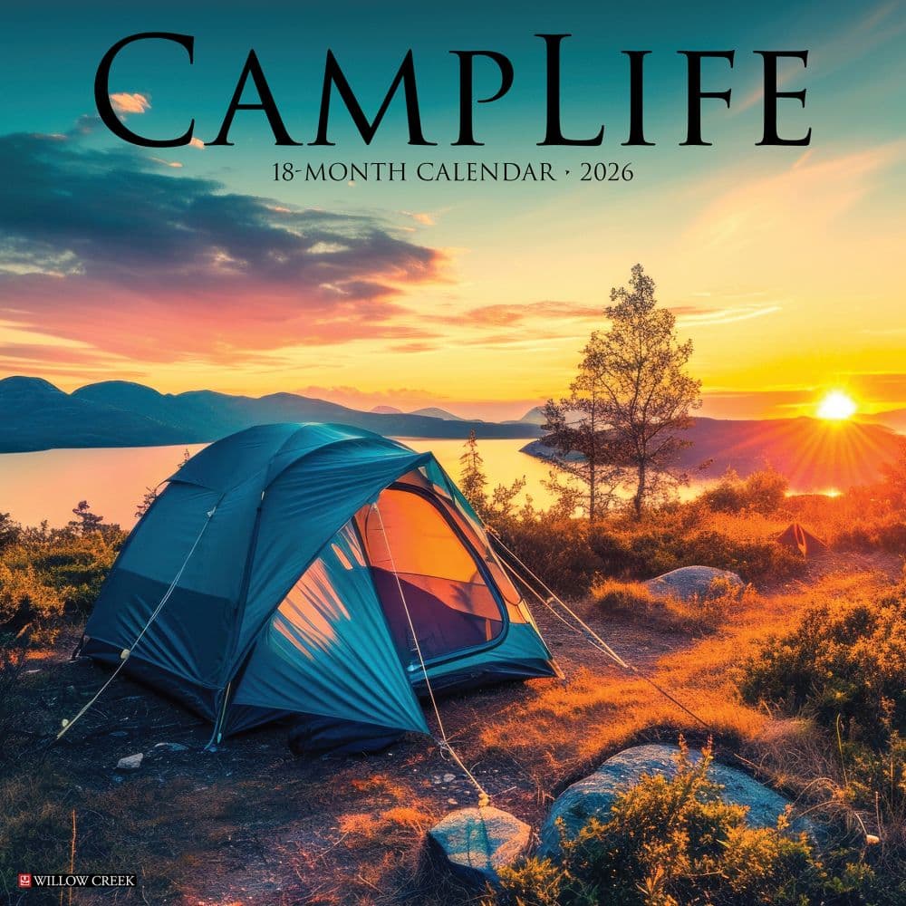 Camp Life 2026 Wall Calendar Main Image