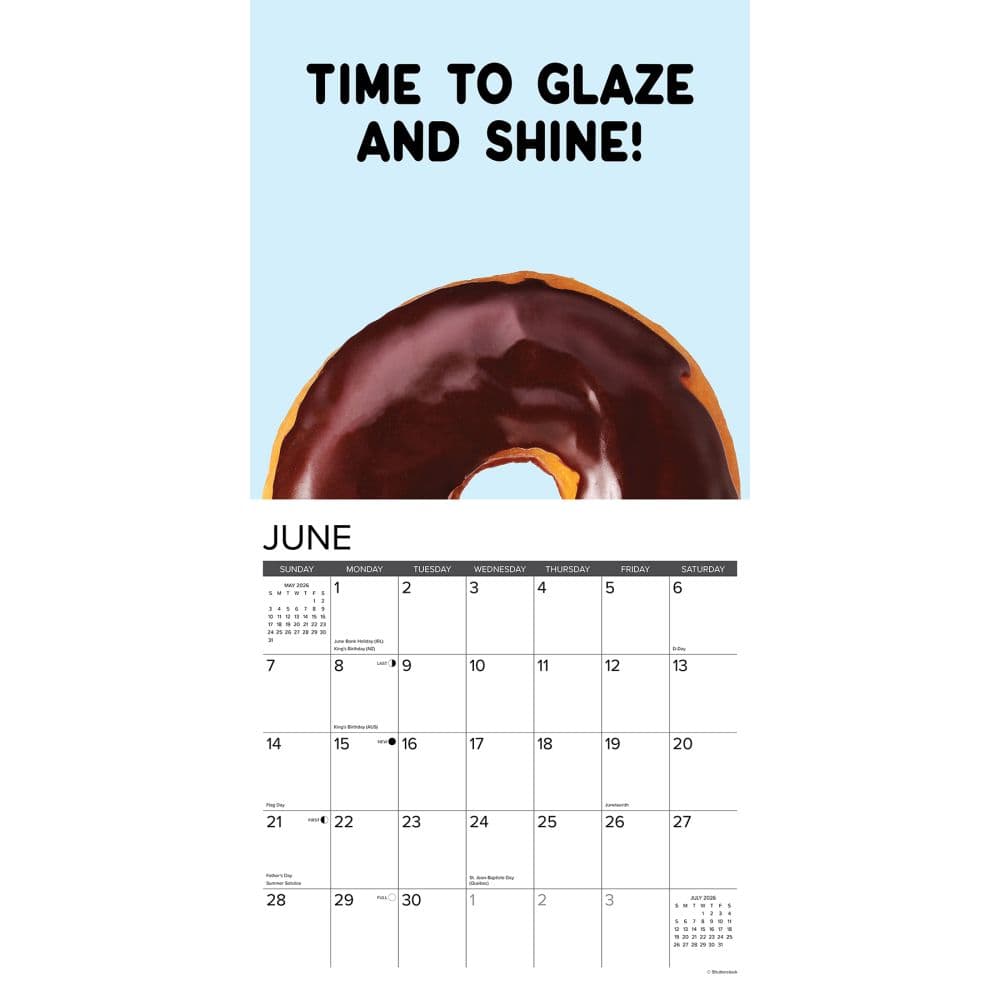 Do or Donut 2026 Wall Calendar Second Alternate Image