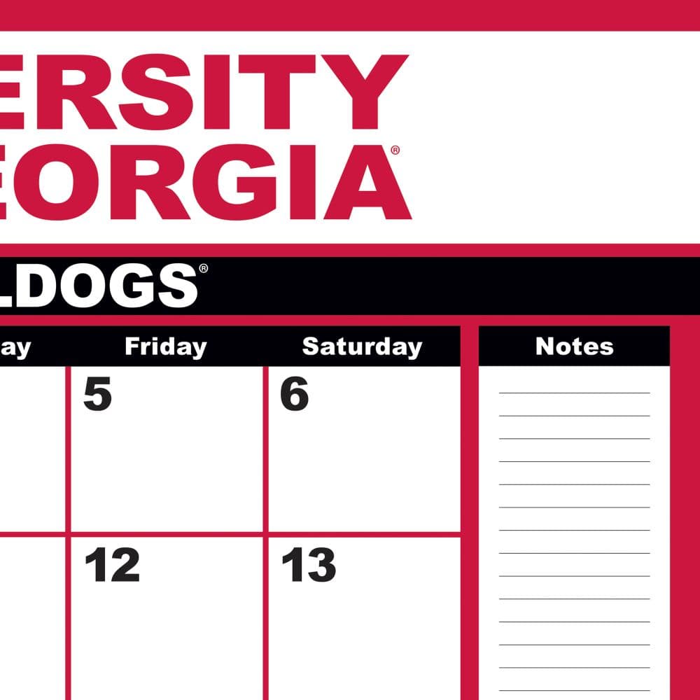 Georgia Bulldogs 2024 Desk Pad Third Alternate Image width=&quot;1000&quot; height=&quot;1000&quot;