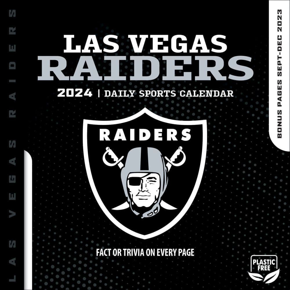 Las Vegas Raiders 2024 Desk Calendar - Calendars.com