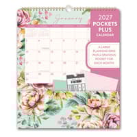 image Bella Flora Pockets Plus 2027 Wall Calendar Main Product Image