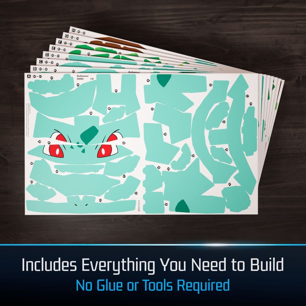 4D Pokemon Bulbasaur 3D Puzzle Third Alternate Image