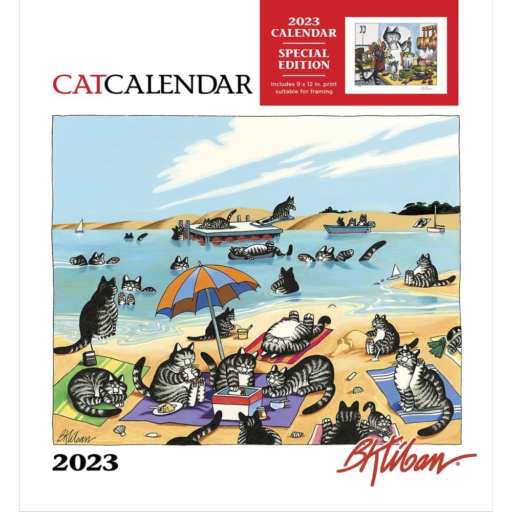 Kliban Cat 2023 SpecIal Edition Wall Calendar by Pomegranate