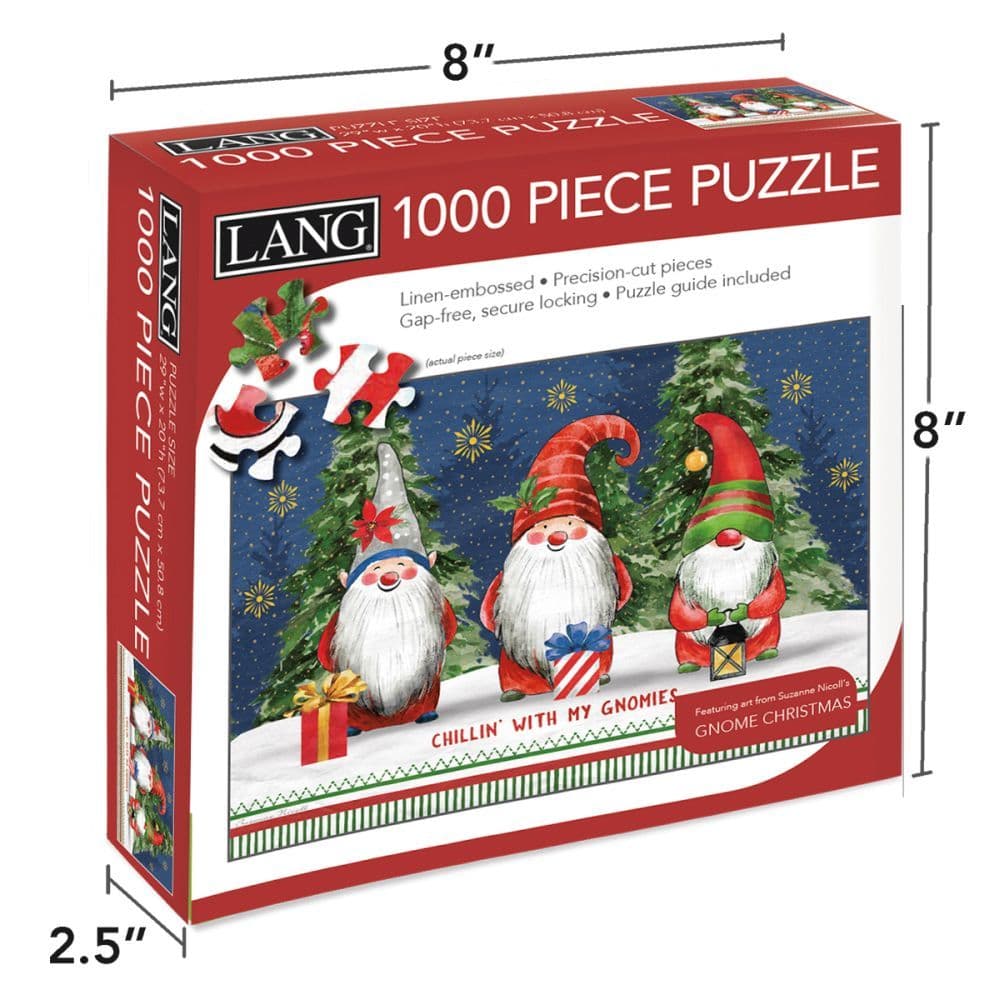 Gnome Christmas 1000 Piece Puzzle Alternate Image 4