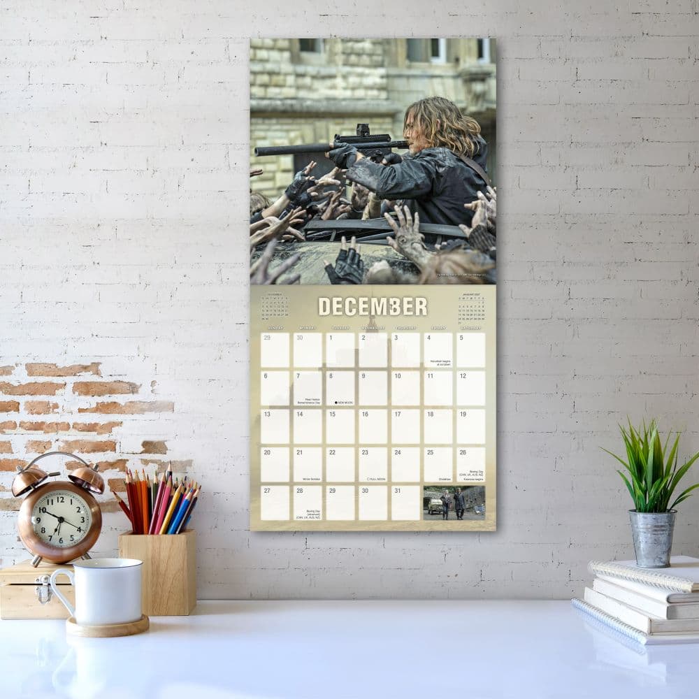 Walking Dead Daryl Dixon 2026 Wall Calendar Fourth Alternate Image
