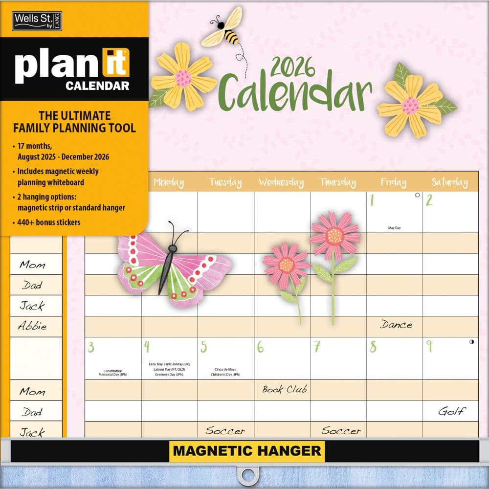 Family Plan It 2026 Wall Calendar_Main Image