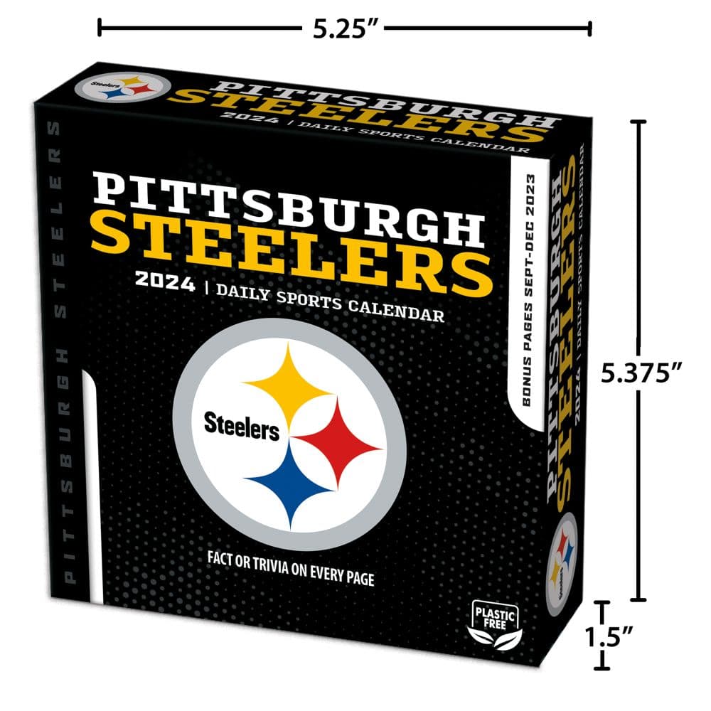NFL Pittsburgh Steelers 2024 Desk Calendar Sixth Alternate Image width=&quot;1000&quot; height=&quot;1000&quot;