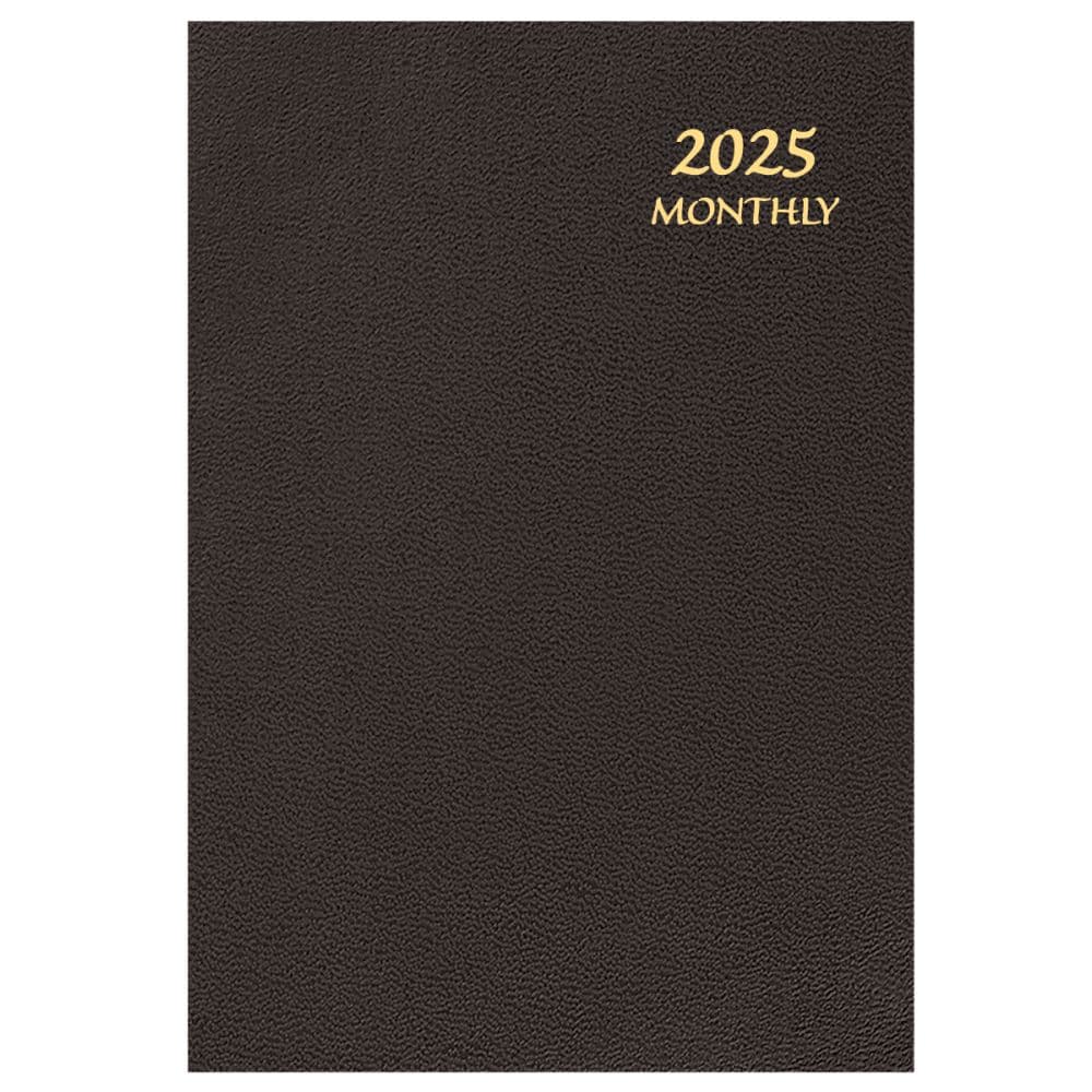 Black Monthly 2025 Planner