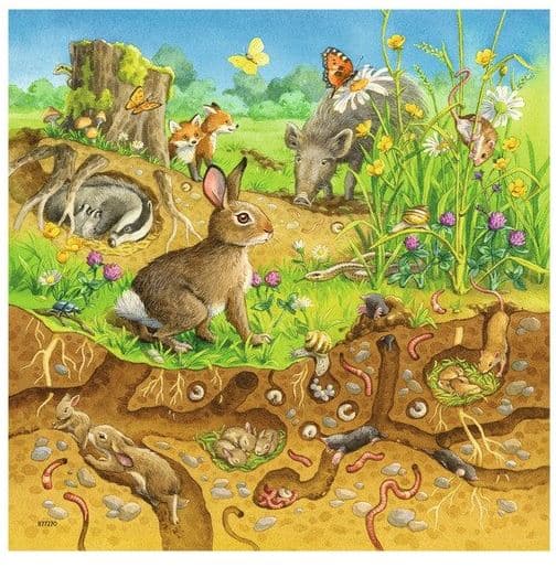 Animals 147pc Puzzle Alternate Image 1