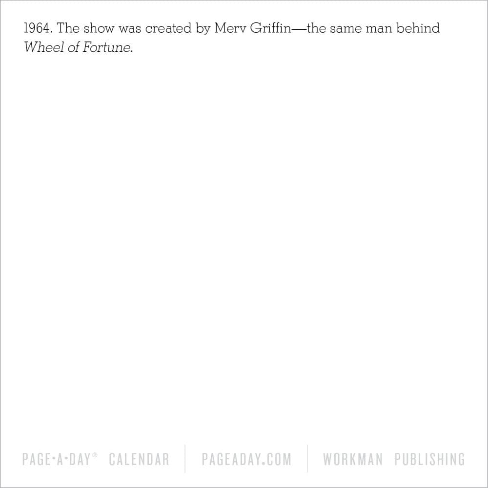 Amazing Trivia 2026 Desk Calendar Third Alternate Image