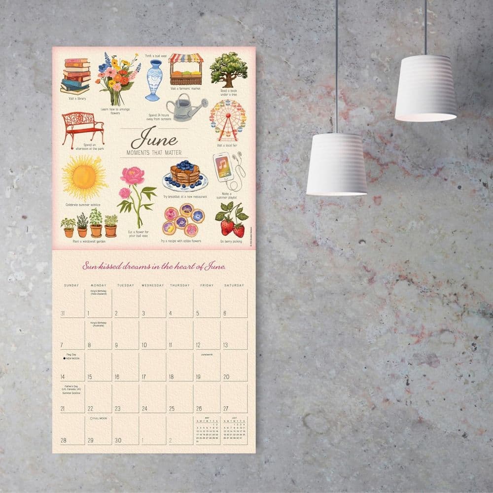 Moments that Matter 2026 Wall Calendar Fifth Alternate Image