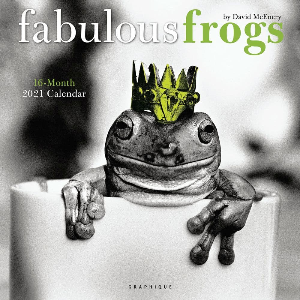 Fabulous Frogs Wall Calendar