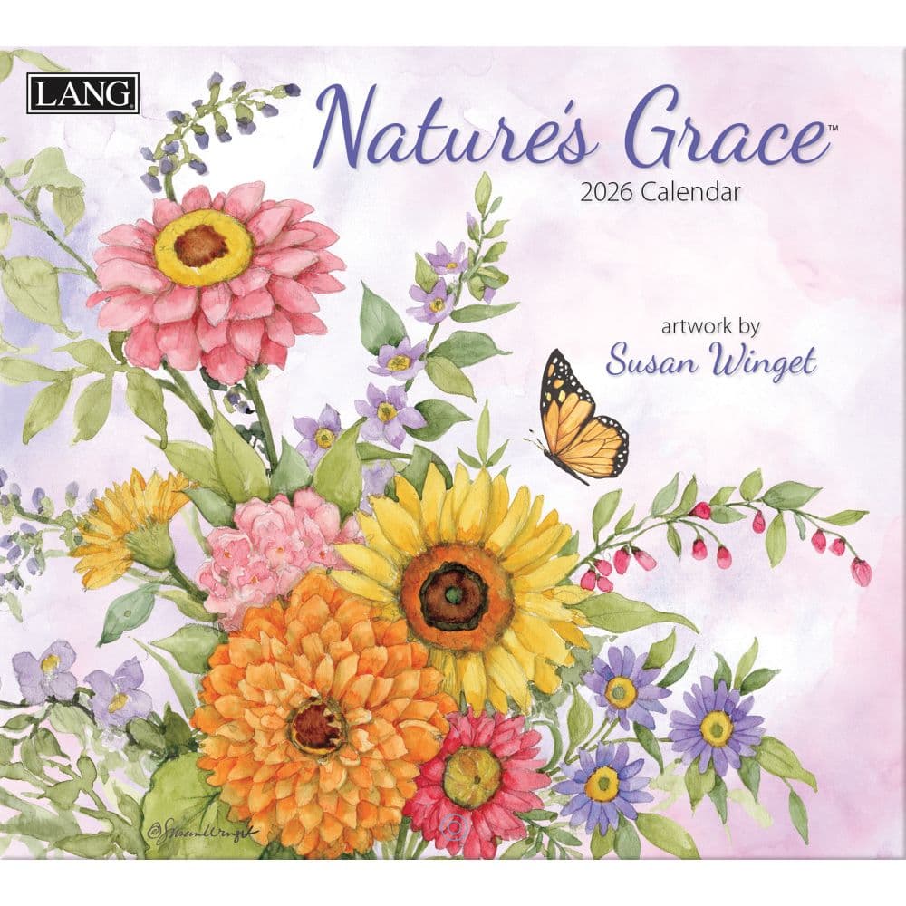 Nature&#39;s Grace 2026 Wall Calendar by Susan Winget Main Product Image