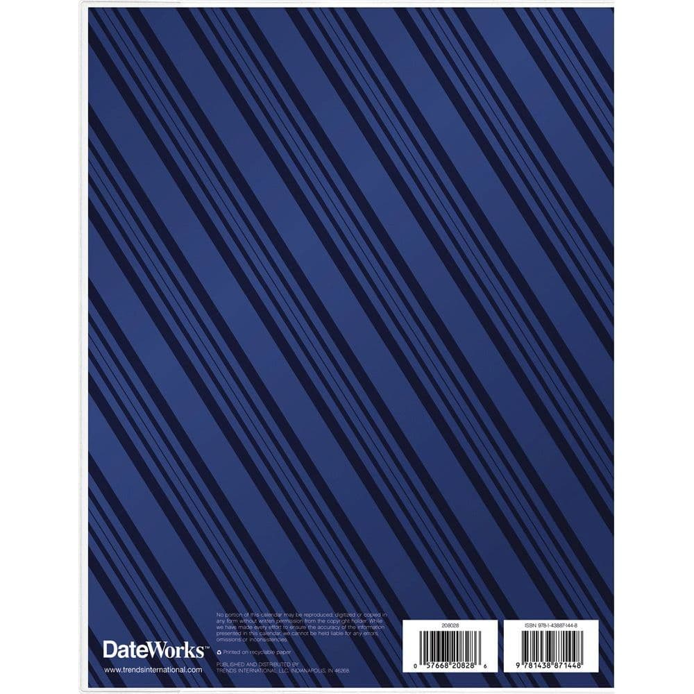 Navy Classic Monthly Planner Calendars