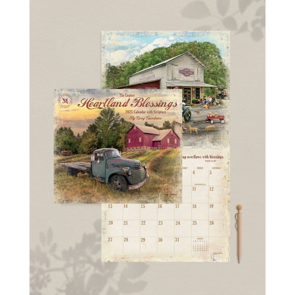 Heartland Blessings 2025 Wall Calendar