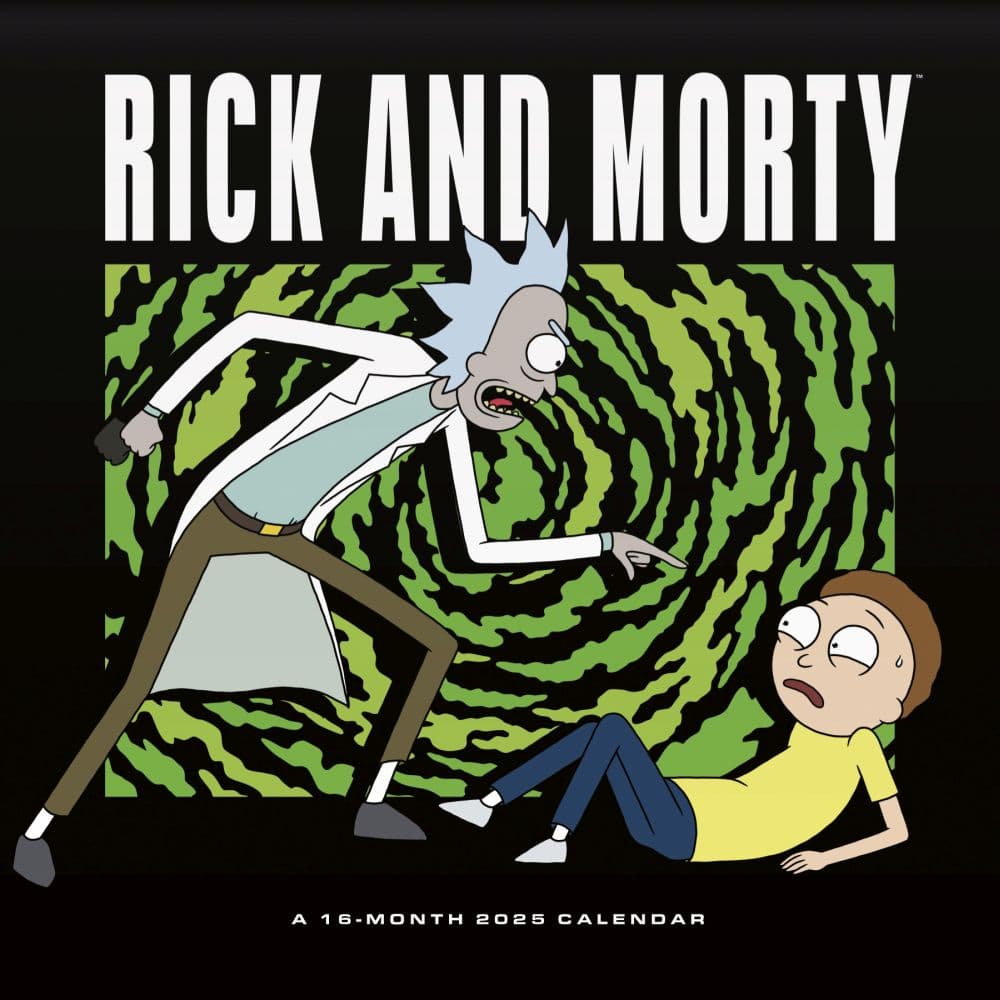 Rick and Morty 2025 Wall Calendar