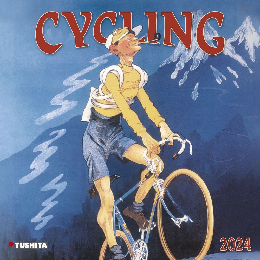 Cycling Through History 2024 Wall Calendar