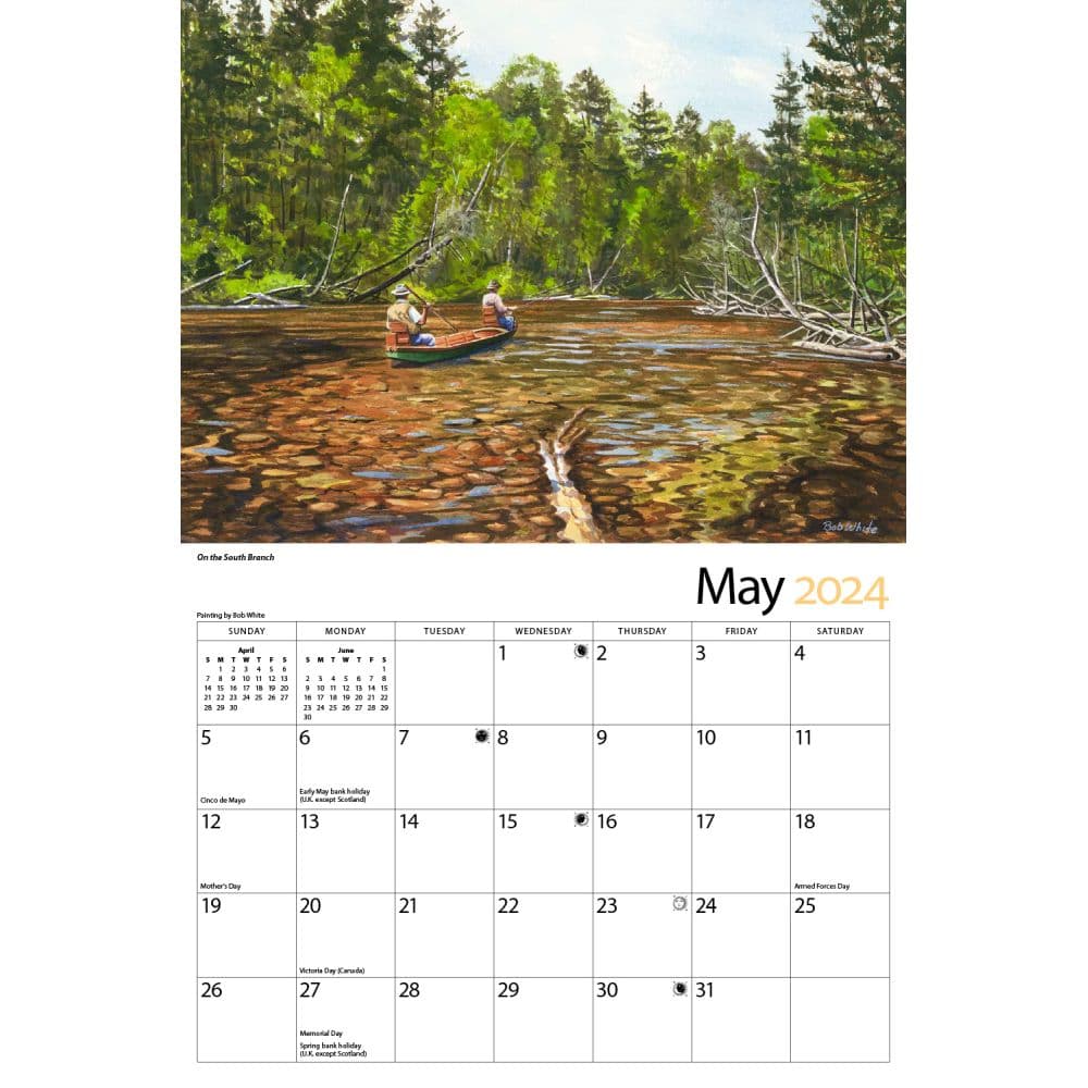 Art of Fly Fishing 2024 Wall Calendar Second Alternate Image width=&quot;1000&quot; height=&quot;1000&quot;