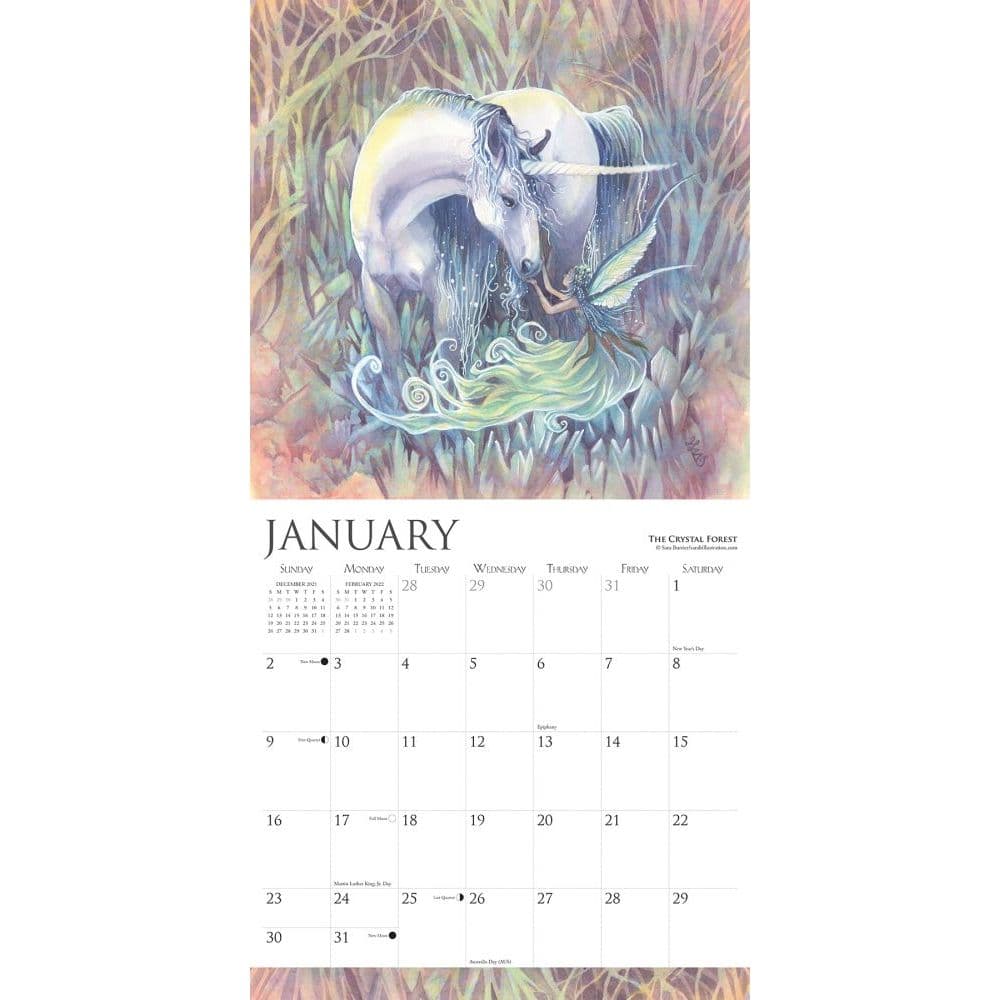 Unicorns Burrier 2022 Wall Calendar - Calendars.com