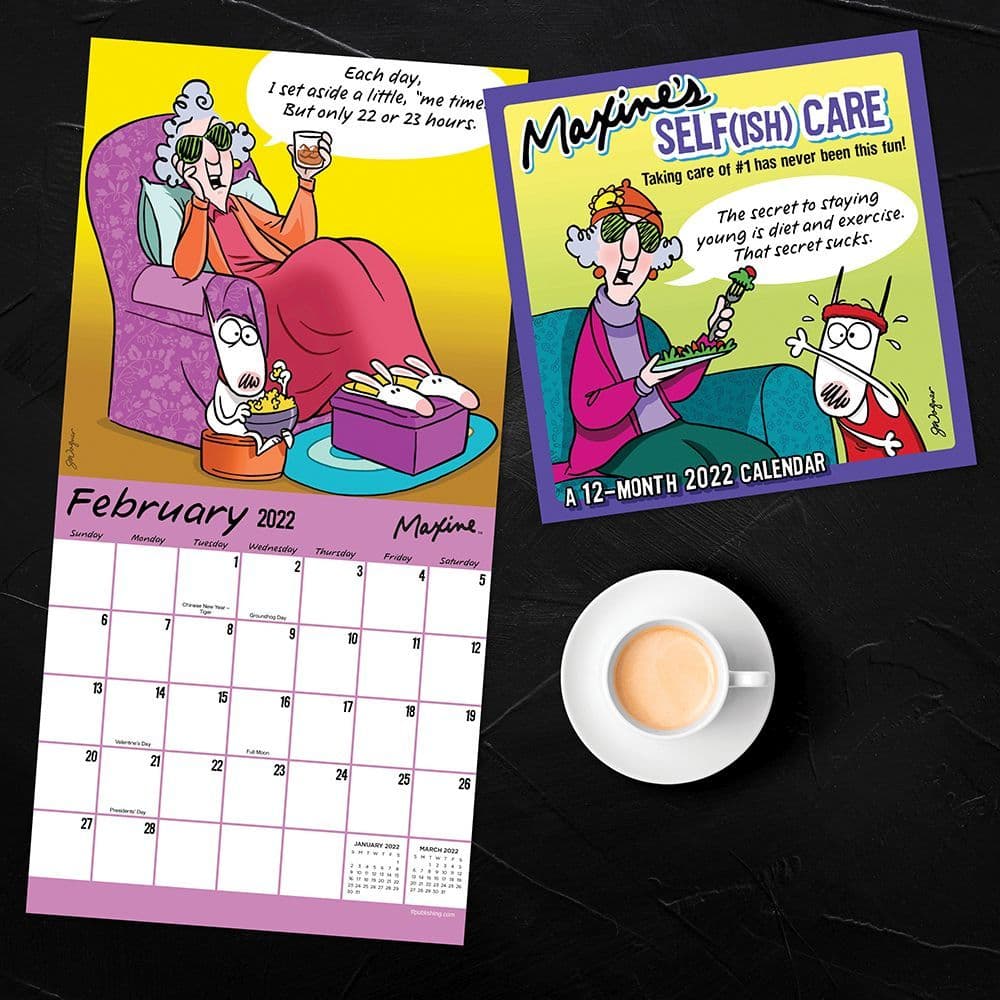 Maxine Desk Calendar 2022 Customize And Print 8577