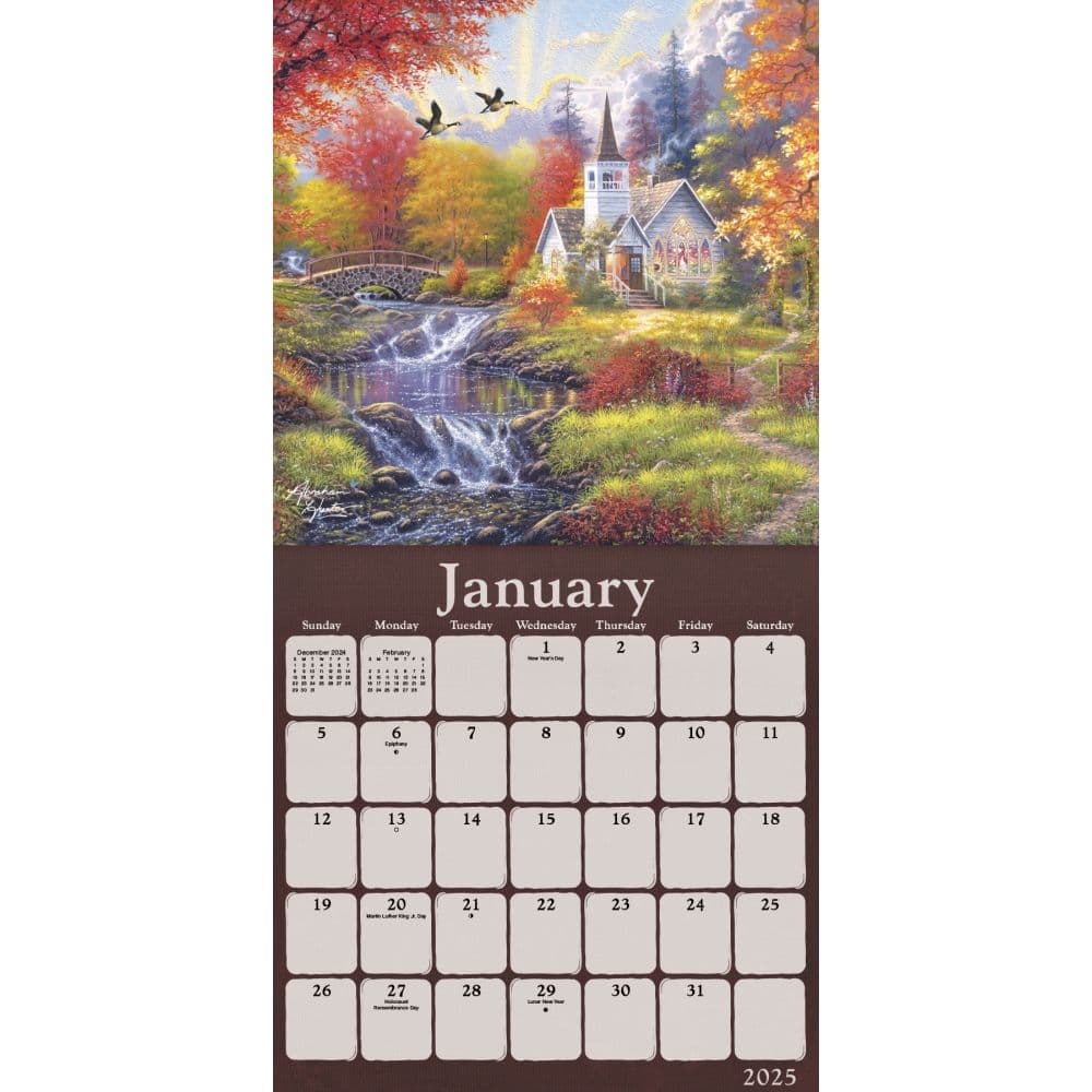 Country Road Hunter 2025 Wall Calendar Alt2