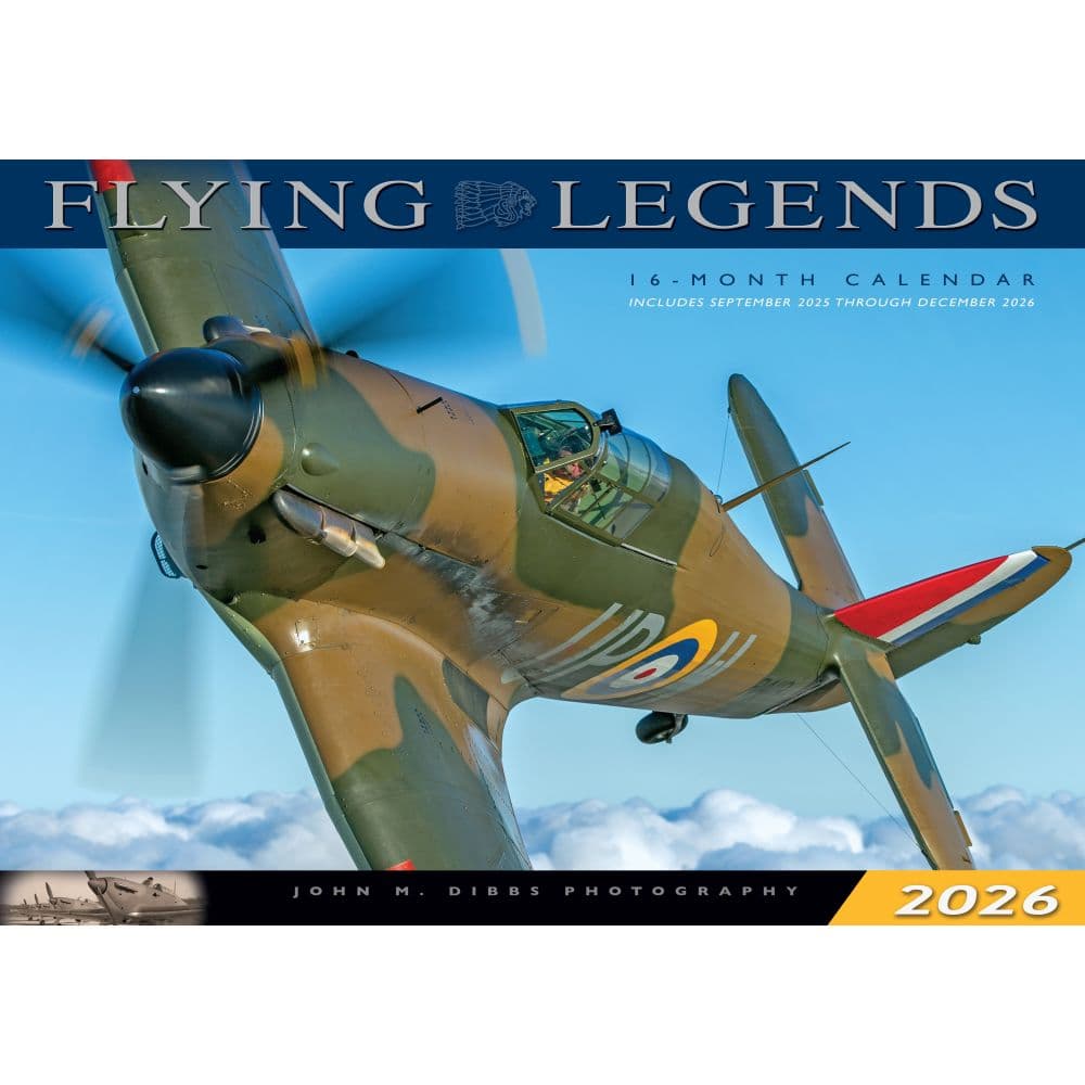Flying Legends 2026 Wall Calendar Main Image