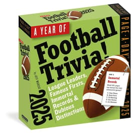 A Year of Football Trivia! 2025 Page-A-Day Calendar