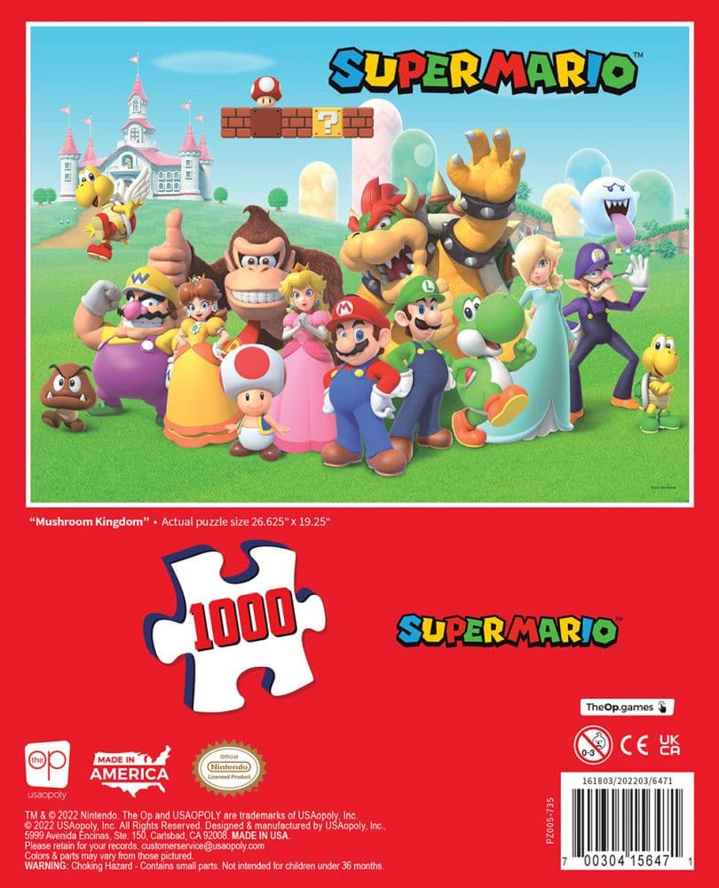 Super Mario Mushroom Kingdom 1000 Piece Puzzle