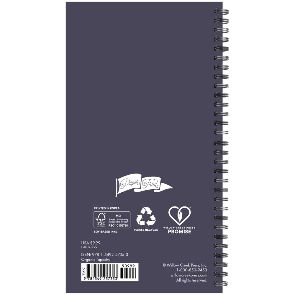 Organic Tapestry 2026 Spiral Weekly Planner First Alternate Image