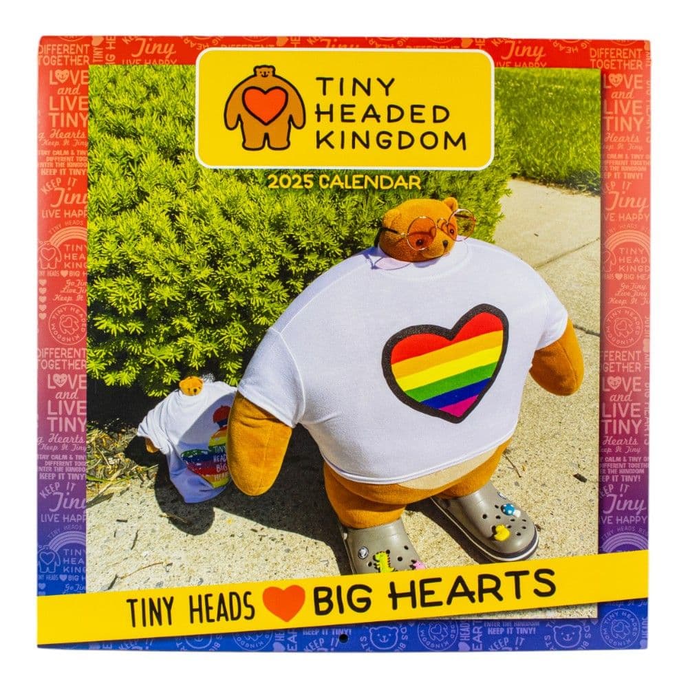 Tiny Headed Kingdom 2024 Wall Calendar front cover