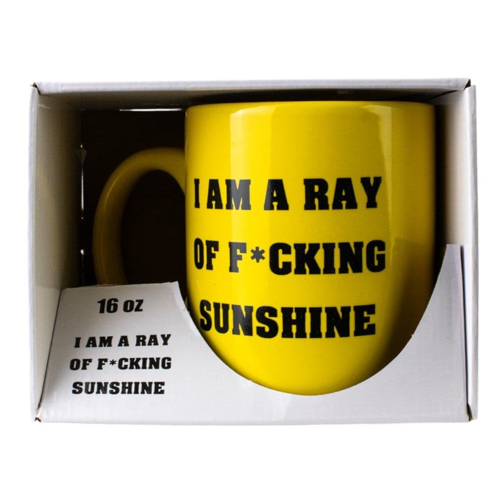 Yellow Ray of Sunshine 16 Oz Boxed Mug Third Alternate Image