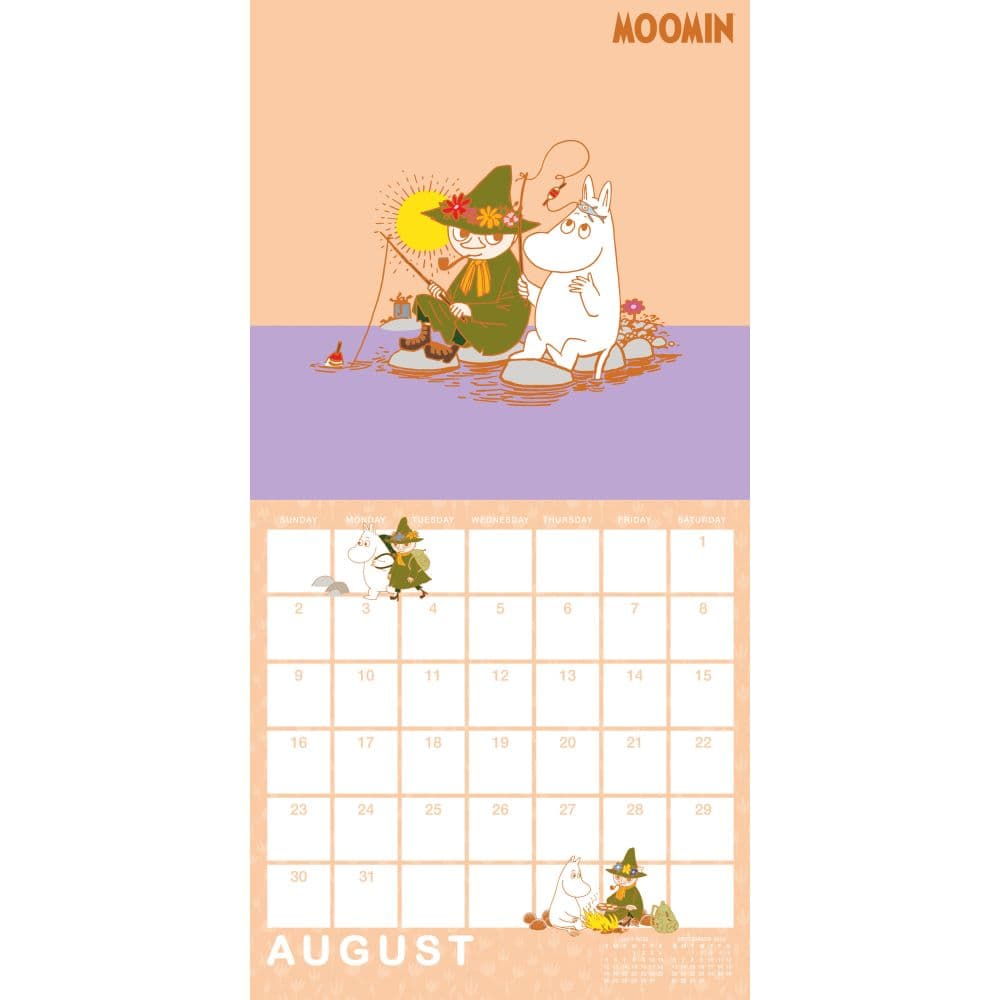 Moomin 2026 Wall Calendar Third Alternate Image