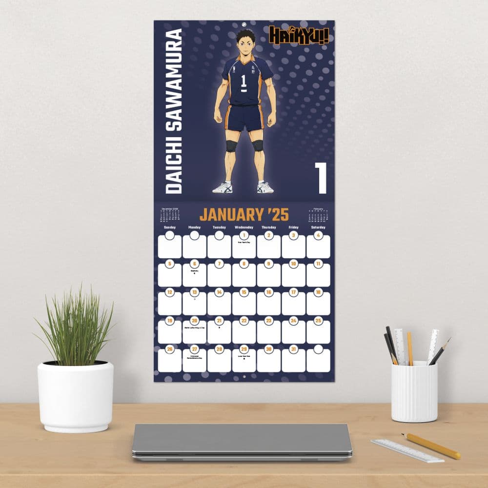 Haikyu 2025 Wall Calendar Alt4